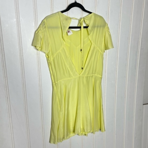 Free People Follow Along Silk Mini Dress 48 - Picture 6 of 10